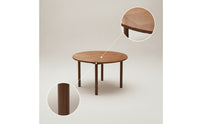 Foldable Folding Dining Table Compact Round Folding Table Small Areas Furniture Versatile for Kitchen