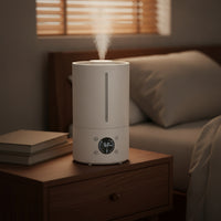 Top Fill High-Frequency Vibration Humidifier Silentchill Mist Humidifier Smart Sterilizing for Baby, Plants, Bedroom, Office, Living Room