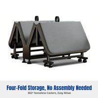 Folding Recliner Bed, Office Nap Chair, Single Lounger, Portable, Steel Frame, Hospital Assistant, Home, Outdoor Camping