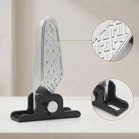 Textured Foot Pegs with Mounting Hardware Electric Electric Bicycle Footrest Non-Slip Folding Footrest Compact for Commuters, Cyclists, Commuting