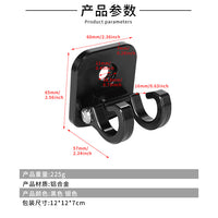 CNC Aluminum Alloy Folding Double Hook for Scooter, Electric, Motorcycle