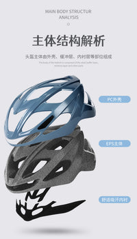 Hot Selling Unisex Adult Cycling Helmet for Road Bikes, Outdoor Leisure, Breathable and Ventilated