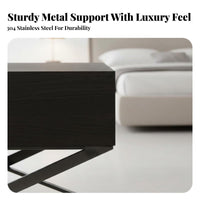 Nightstand with Storage Minimalist Design Bedside Cabinet Modern design for Hotel