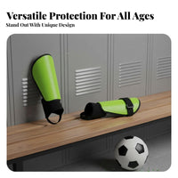 2 Pieces Futbol Shin Guards Foam Padding Foam Padding Sports Shin Pads Sports Leg Guards Hexagonal Shell Insertable Leg