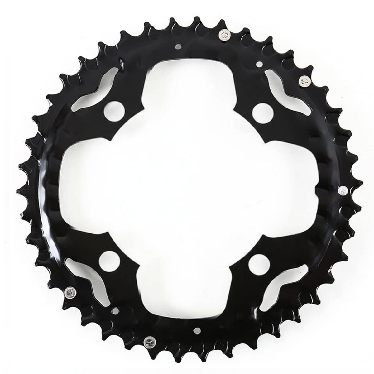 Mountain Bike Chain Gear Effortless Shifting 104BCD Chain Gear Mountain Bike Crankset Gear CNC Aluminum Cycle Chainwheel High