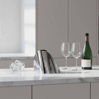 Ice Container Stainless Steel Champagne Cooler Mirror Finish for Party, Bar