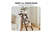 transformable Ladder Chair 2-in-1 Design Kitchen Seat Space-Saving for Living Room