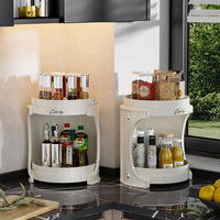 Rotating Spice Rack Organizer for Kitchen Countertop