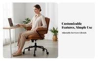 Ergonomic Professional Chair Highspine Support rotate Seat Padded Armrests Plush pading for Students, Professionals, Workplace
