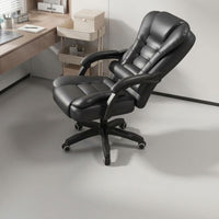 Reclining Office Chair Headrest Reclining Desk Chair Armrests for Home