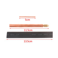 Threaded Ends Point Soldering Tips Insulated Sleeves Point Soldering Tip Copper-Colored Connection Tip Removable