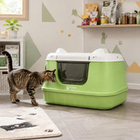 Enclosed Litter Box Easy to Hygienic Pet Care Privacy