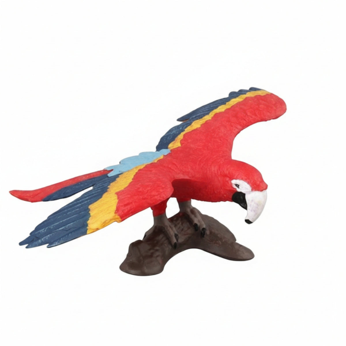 Bird Figurine Hand-Painted Small Bird Ornament Animal Model Textured Sculpture Decorative for Collectors, Shelf, Desk