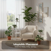 4-Tier Plant Stand Easy Assembly 4-Tier Vertical Rack Rustproof for Living Room