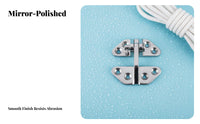 Sturdy Duty Stainless Steel Hinge Seaworthy Grade Boat Hinge Hardware Fitting Rust-Resistant Rustproof for Yacht