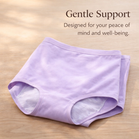 Period Pants for Women with High Waist Leakproof Protection, Postpartum Underwear in Extended Sizes