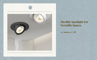 COB LED Spotlight for accent lighting