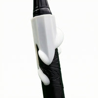 Hand Positioning Badminton Grip Practice Aid Rigid Racket Grip Corrector Plastic Racket Handle Clip Open-Top