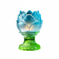 Glass Butter Lamp Heat Resistant Butter Lamp Holder Versatile Use for Buddhists
