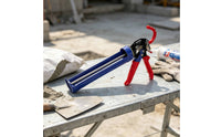 Revolving Barrel Caulk with Rotating Bearing Manual Caulking Heavy Duty Dispenser Ergonomic for Contractors, DIYers, Construction, Home Repair
