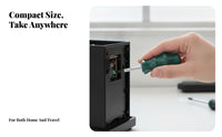 Palm-Sized Short-Handle Screwdriver Textured Grip Mini Screwdriver