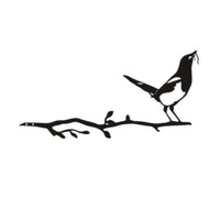 Metal Silhouette Flat Outdoor Silhouette Cut Decoration for Porch