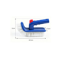 Pool Scrub Brush Dense Bristles Rotating Brush Hinge Connector