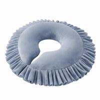 Memory Foam Face Down Pillow for Massage Table, Face Cushion for Beauty Salon, Massage Headrest for  - Gray