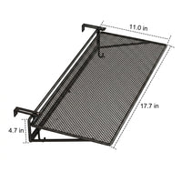 Radiator Cat Bed with Metal Frame and Towel Bar, Square Heated Cat Bed for Indoor Use, Universal Size Hanging Cat Bed and Warm Hammock Style