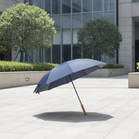 Large Umbrella with Wood Handle Water-Repellent 10 Rib Umbrella Heavy Duty Reinforced for Golf