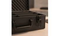 Trading Card Storage Case with Handle Multi-Compartment Graded Card Case Aluminum for Collectors, Trading Cards