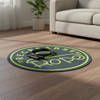Round Jump Rope Mat Portable Shock Absorbing Exercise Pad Lightweight