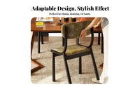 Armless Side Chair Vintage Look Elbow Chair signature look adaptable Use for Homeowners, Restaurant Owners, Bedroom, Home Office