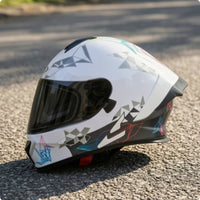Full Face Helmet with Chin Guard | DOT Certified, Aerodynamic, full-coverage Helmet, for Daily Commuting