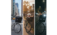 Open-Top Cycle Handlebar Bag Easy to Clean Bike Front Bag Lightweight Bike Carrier with Straps Non-Slip for Commuters