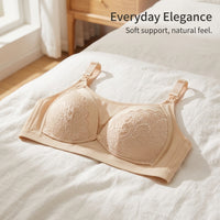 Nursing Bras for Breastfeeding with No Underwire and Thin Padding, Maternity with Front Opening Design, Plus Size Extended Cup Range
