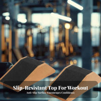 High-Density Cork Squat Ramp Wear-Resistant Cork Fitness Brick Long-Lasting for Weightlifters, Beginners, Gym, Physical Rehabilitation