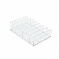 Divided Eyeshadow Tray Transparent Design Clear Compartment tray Easy to Clean