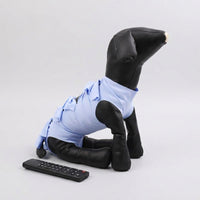 Female Cat Recovery Suit with Tie Back Closure, Sleeveless Spay Surgery Suit for Post Surgery Cat Wear, Breathable Anti-Lick Four-Legged Design