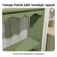 Rustic Cubby Shelf with pegs Multi-Functional Display Rack Multipurpose