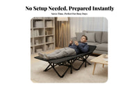 Adjustable Folding Cot Multi-Functional Adjustable Reclining Cot for Caregivers