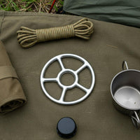 Anti-Slip Cassette Burner Trivet Stable Gas Burner Trivet Portable Pot Support Heat-Resistant for Travel