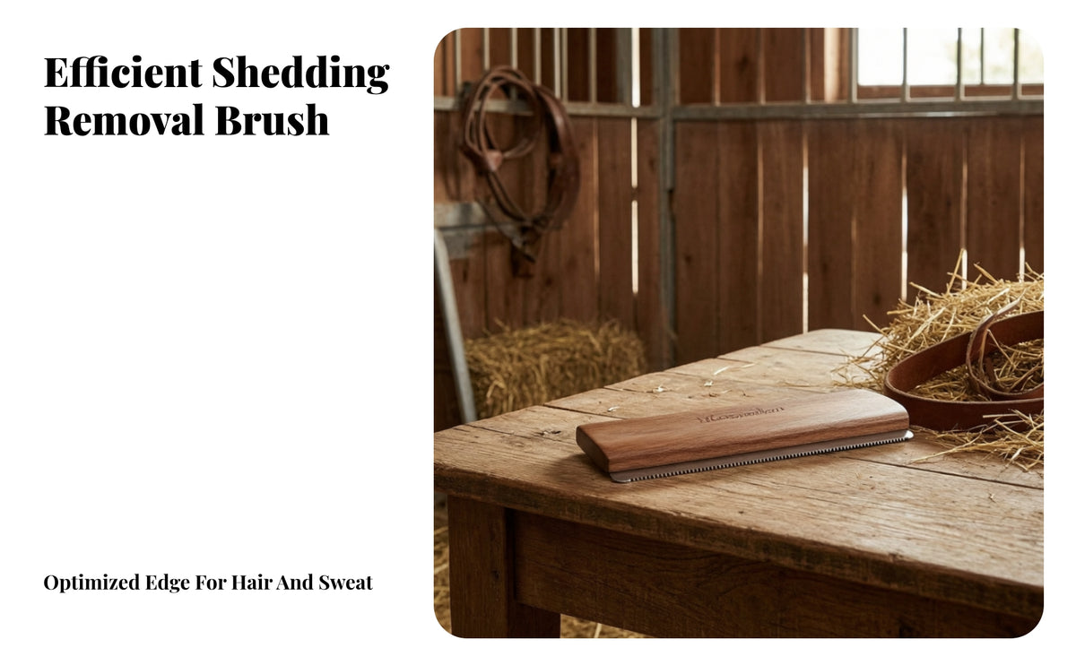 Easy to Clean Horse Grooming Brush