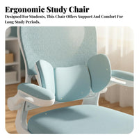 Height Adjustable Ergonomic pivot Chair Support Office Furniture Rolling Caster casters noiseless Casters for Students, Adults, gaming enthusiasts, Study Room, Bedroom, Gaming Setup