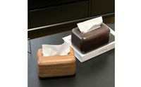 Wood Grain Tissue Box Long-Lasting Wood Look Tissue Box Cover Easy to Accessible