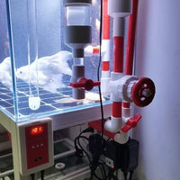 闸阀pvc消音阀微调阀门鱼缸静音流量调节降噪鱼缸底滤下水管消音.