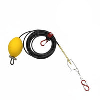 Portable Catch Lock Snap Stringer Easy to Carry Live Catch Stringer Quick Release Fishing Gear