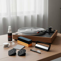 Anti-Static Vinyl Vinyl Cleaning Kit Includes Storage Case Turntable Cleaning Kit Audio Accessory for DJs
