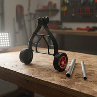 26/28 Mm Mower Support Wheel Easy to Install Yard Trimmer Support Wheel Lightweight Outdoor Tool Part