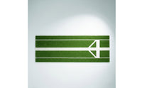 Baseball Hitting Mat Featuring Plate Markings Markings 5mm Batting Mat with Home Plates Outdoor for Softball Athletes, Backyard